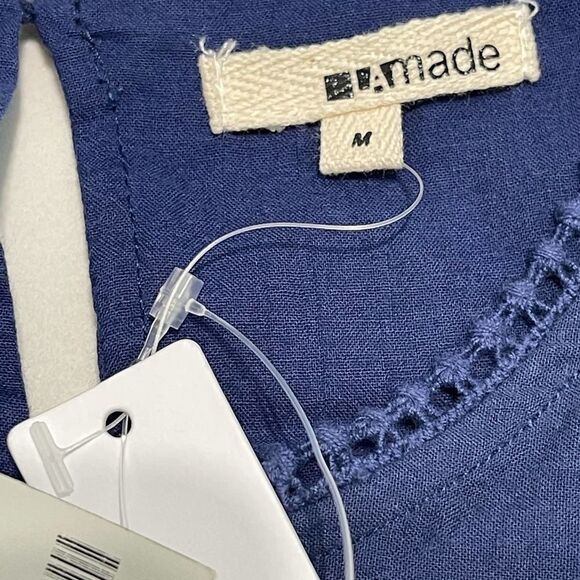 LAmade‎ Donna Lace Keyhole Top Midnight Blue Medium - Picture 9 of 12